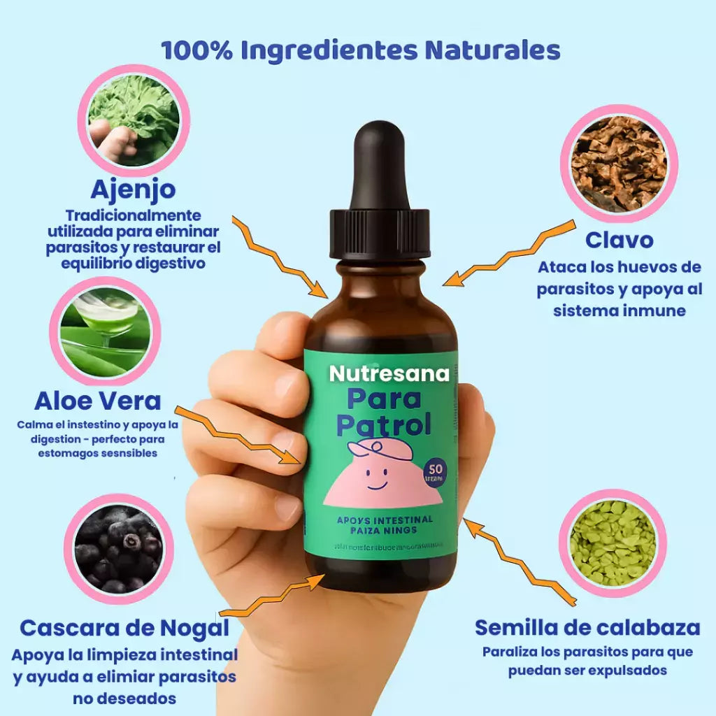 Nutresana | Gotas Antiparasitarias 100% Naturales