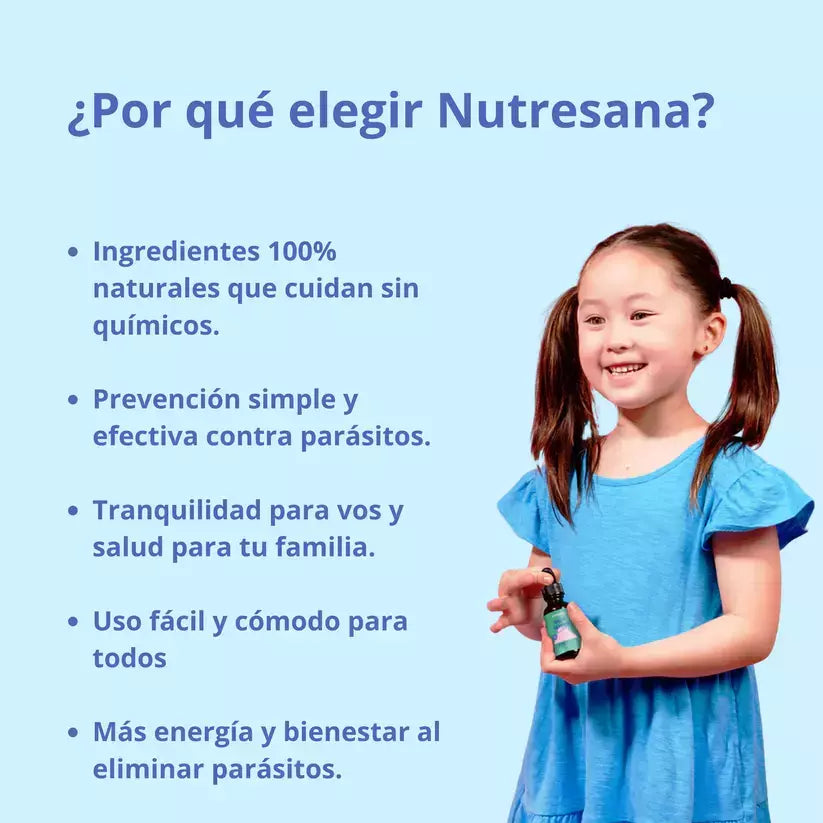Nutresana | Gotas Antiparasitarias 100% Naturales